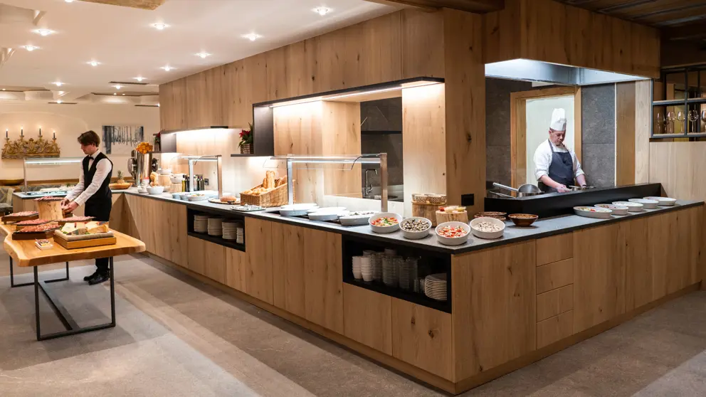 Italy, Dolomites, Selva, Hotel Antares, Buffet