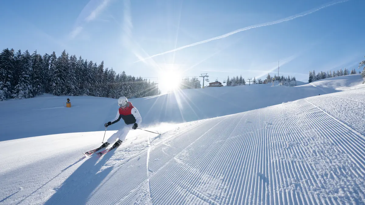 Seefeld Ski Resort Winter Skiier C Burnz Neuner