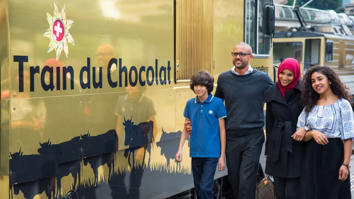 Chocolate Train in Switzerland