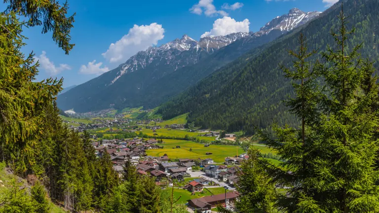 A scenic view of a landscape