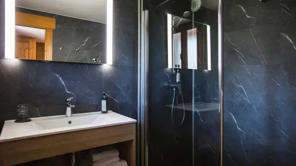 Typical shower room
