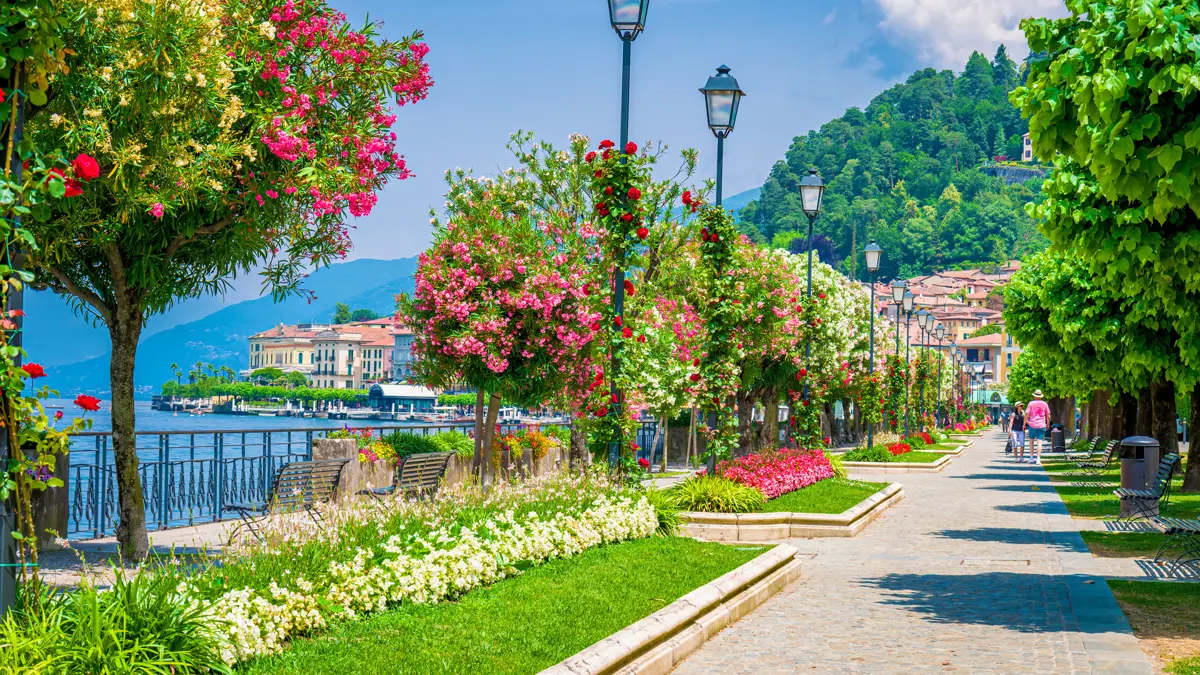 Bellagio, Lake Como, Lakeside Promenade, Summer Holidays 