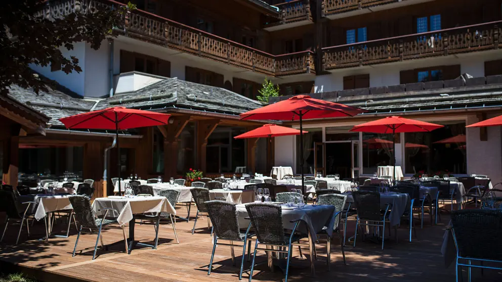 Hotel Beauregard La Clusaz Outdoor Terrace