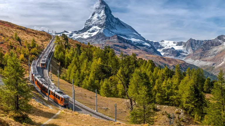 A scenic view of a landscape