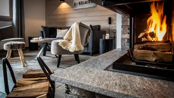 Two bedroom superior apartments with fireplace