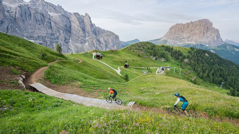 A scenic view of a landscape
