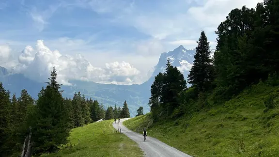Romantic Trail walking route in the Jungfrau region