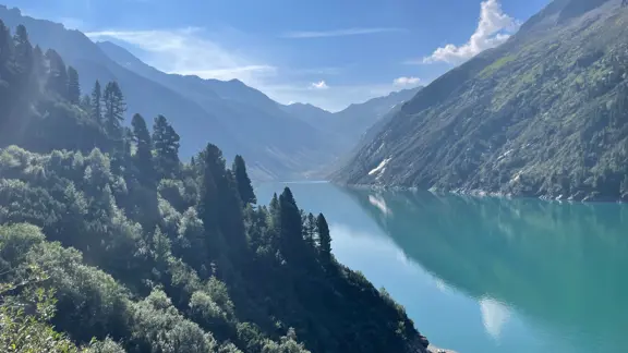 Little Tibet trail in the Zillertal Alps near Mayrhofen