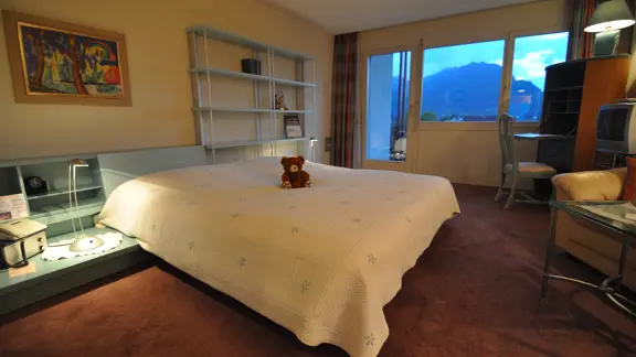 Garden view room