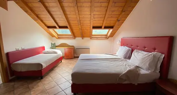 Triple Attic Room