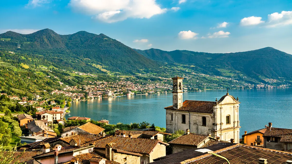 Lake Iseo Church Of Saints Rocco And Nepomuceno In Marone