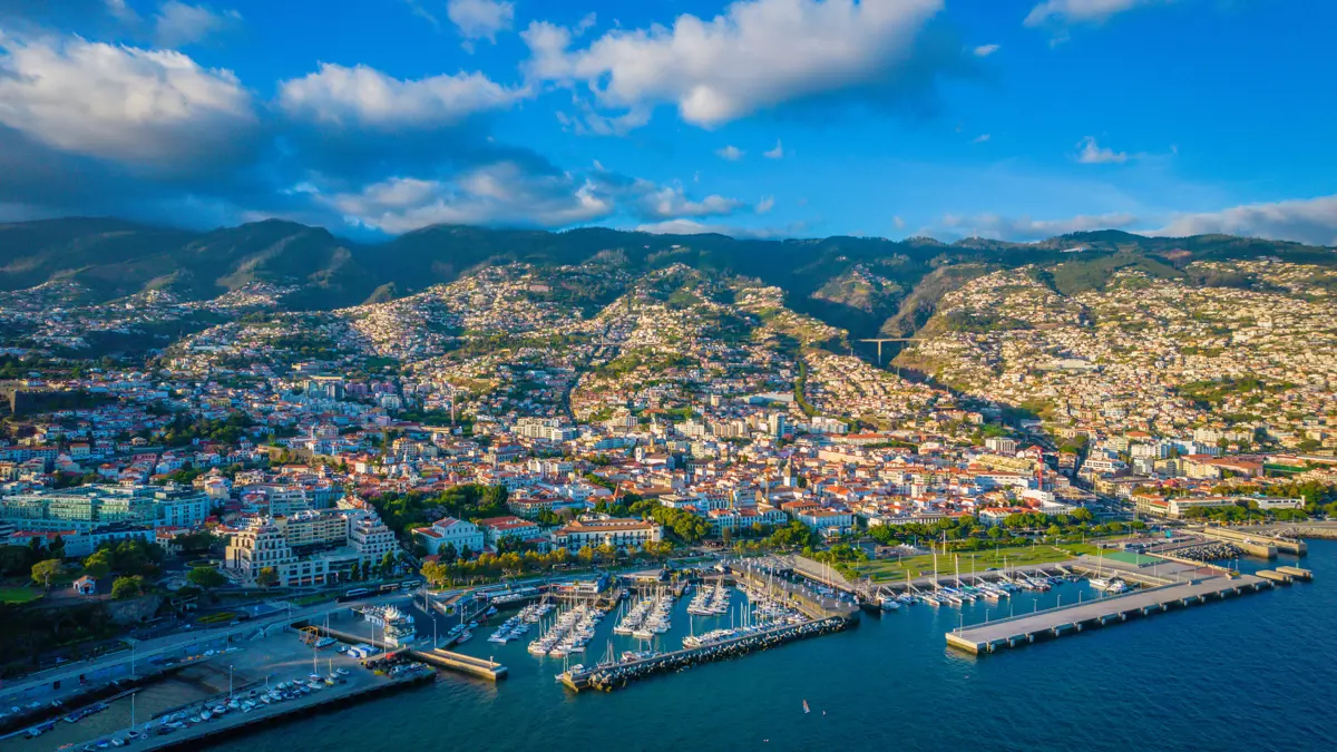 Funchal View Over The Funchal Bay