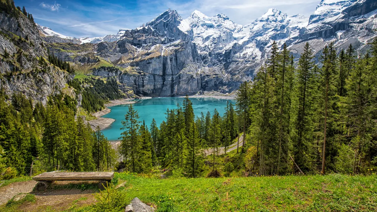 Kandersteg Oeschinensee View