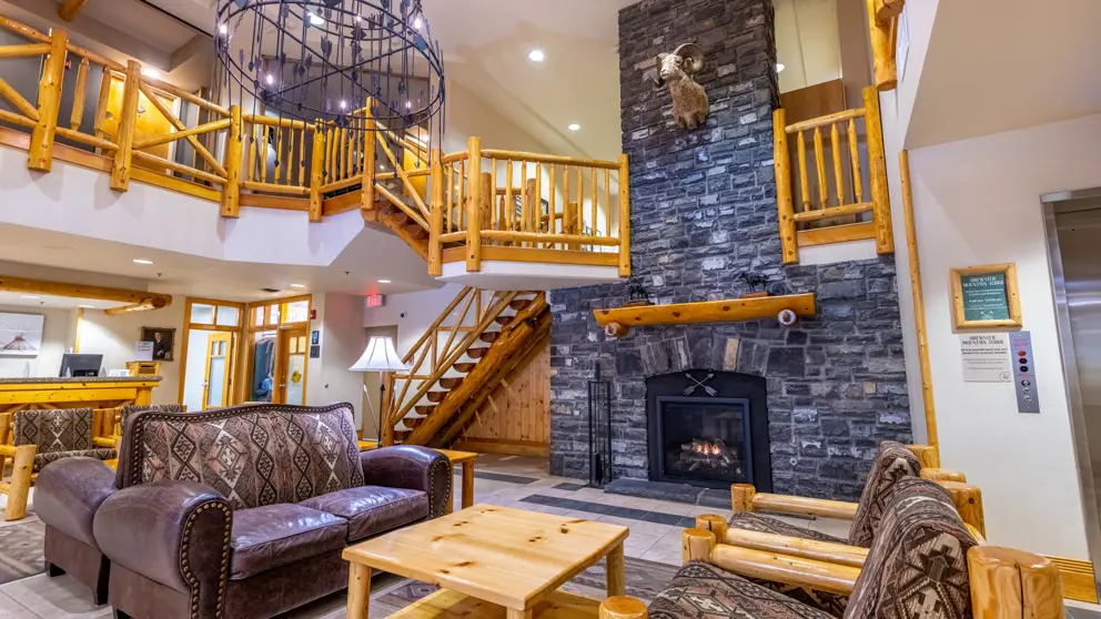 Brewsters Mountain Lodge Banff Lobby