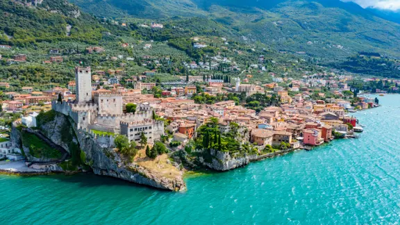 Malcesine Lakeside with Scaligero Castle