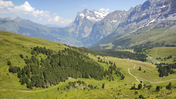 Panorama walk from Männlichen to Kleine Scheideg