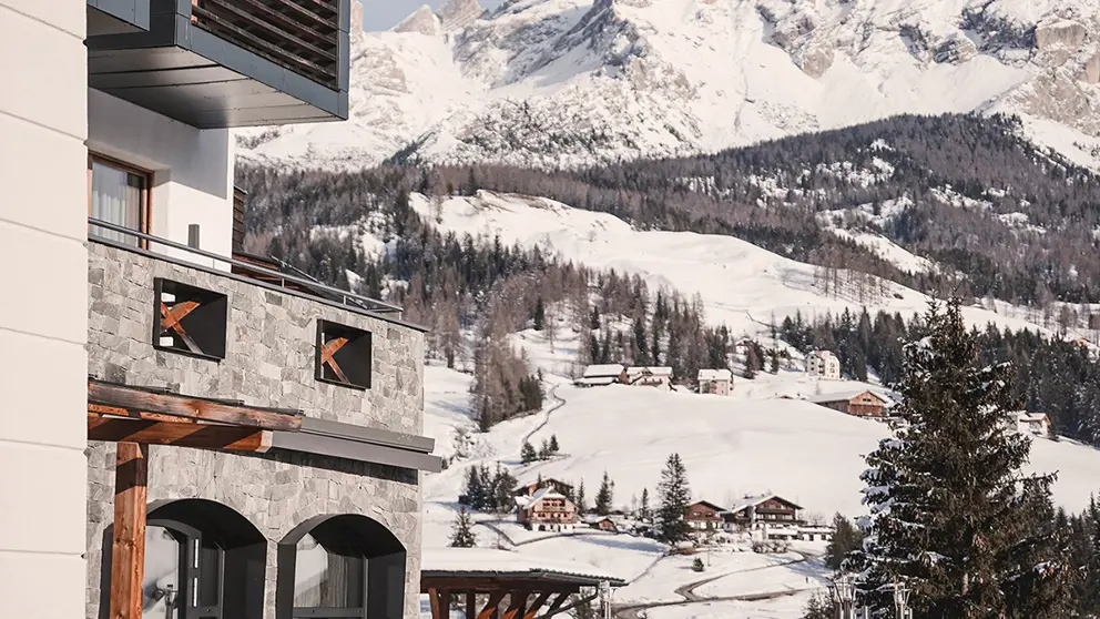 Hotel Ciasa Soleil La Villa Dolomites Italy Terrace