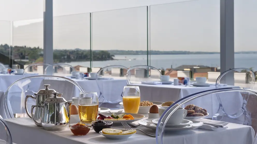 Palace Hotel San Pietro, Bardolino, Lake Garda, Breakfast