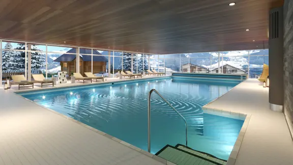 Braunbaer Hotel Wengen Swimming Pool Photosynthesis