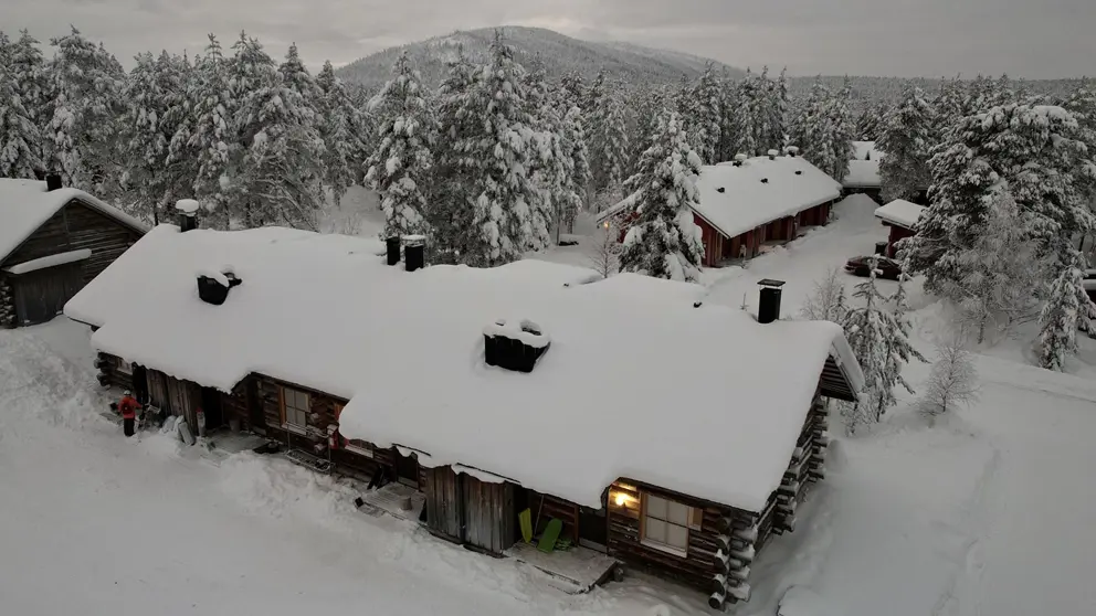 Levi Log Cabins Levi Lomailevi E18 Cabin Exterior