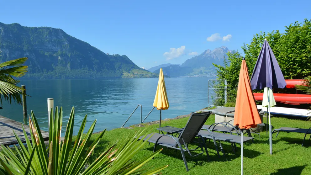 Hotel Alexander Weggis Garden Lake Access