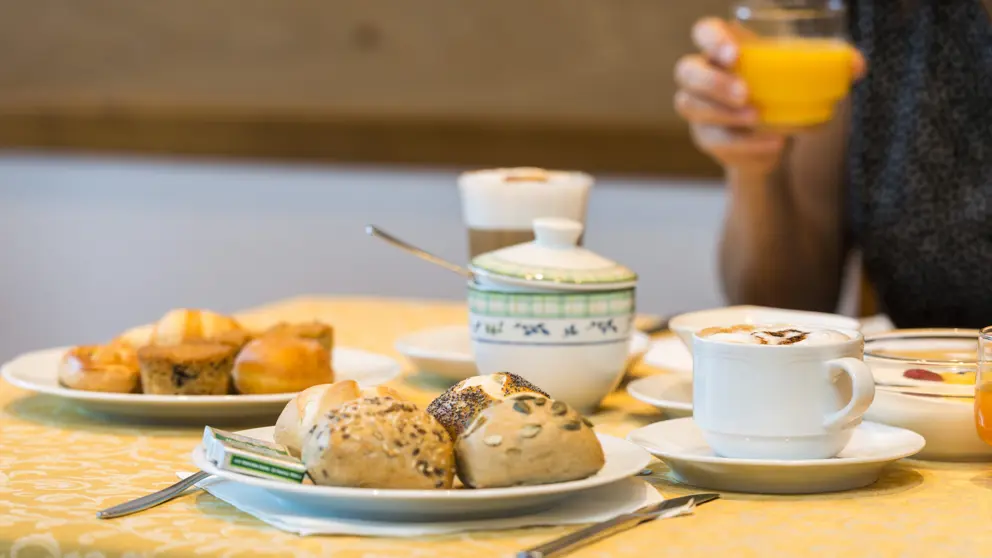 Italy, Dolomites, San Cassiano, Hotel La Stua, Breakfast