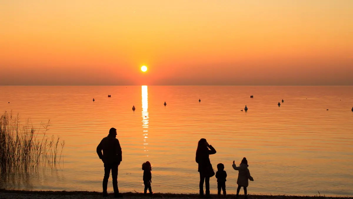 Family Time on Lake Garda, Italy