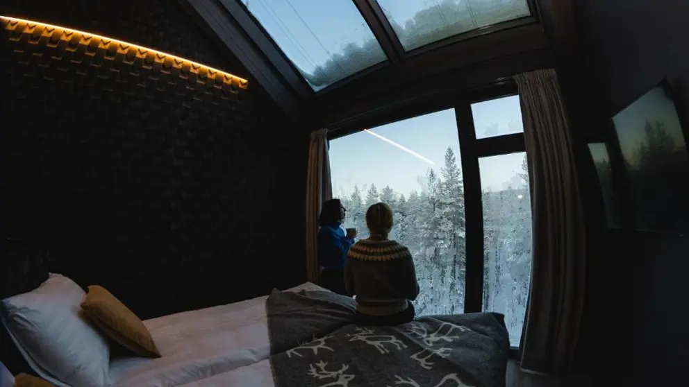 Hotel Ylläsrinne Deluxe Aurora Room View