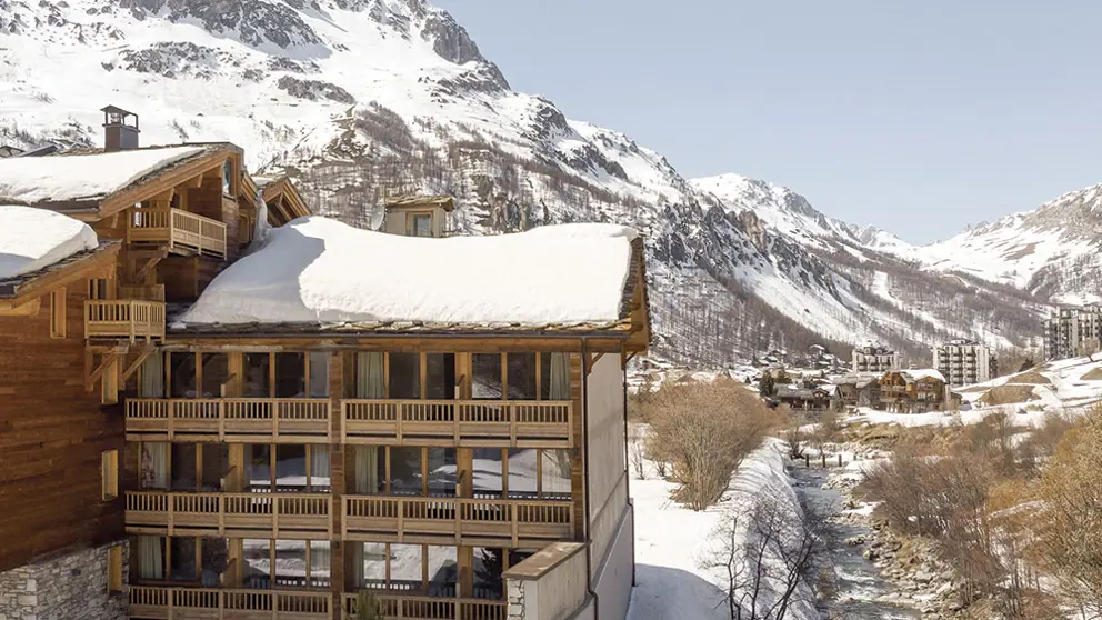 Ski Lodge exterior 