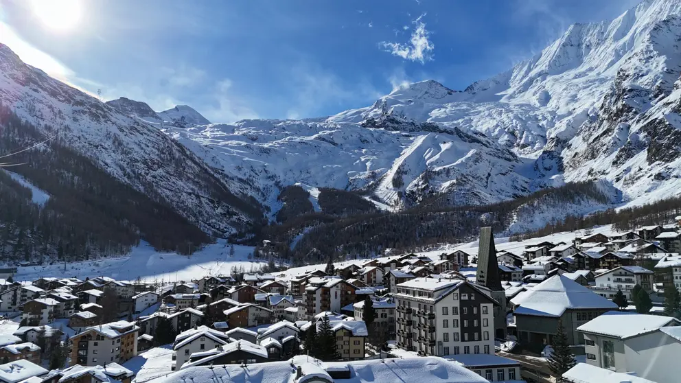 Walliserhof Hotel And Spa Saas Fee Glacier View