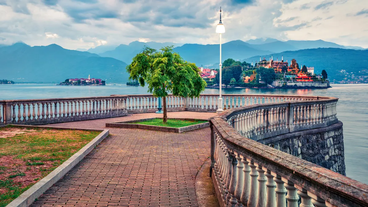 Stresa Lake Maggiore View Of Isola Bella