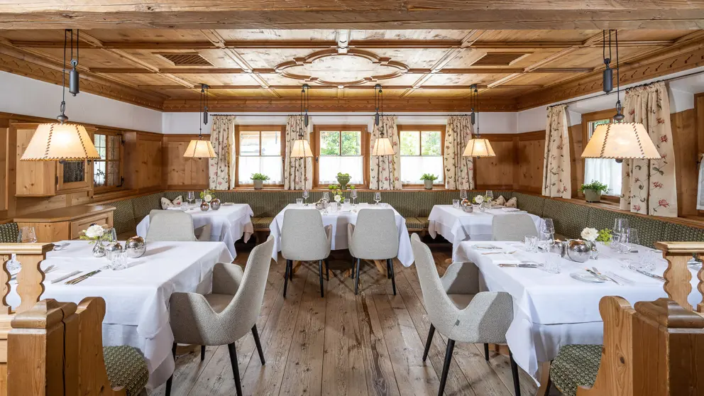 Hotel Boglerhof Alpbach Dining Room