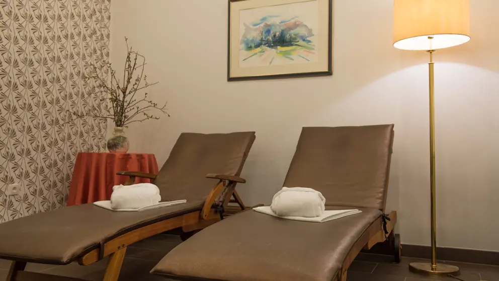 Ribno Alpine Resort Lake Bled Relaxation Area