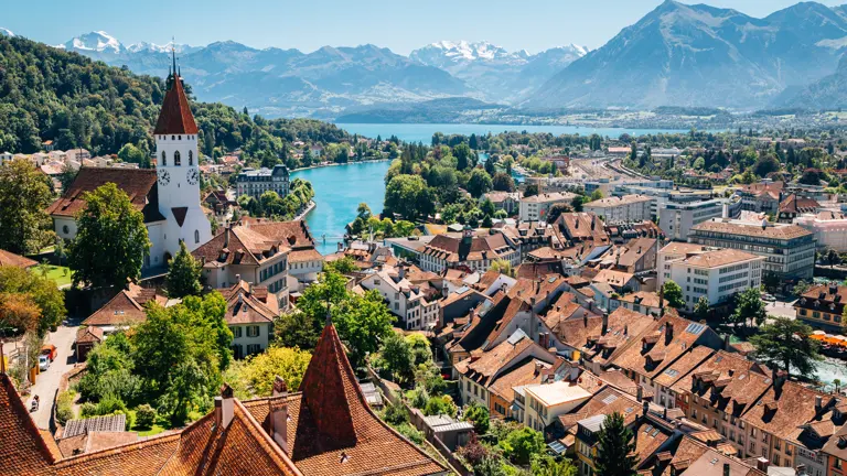 A scenic view of a landscape