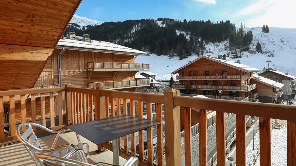 Hotel Le Chamois La Clusaz Balcony View