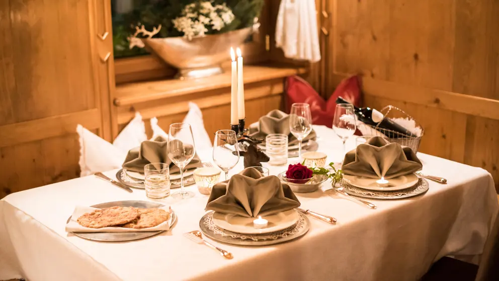 Italy, Dolomites, Selva, Hotel Pralong, Restaurant