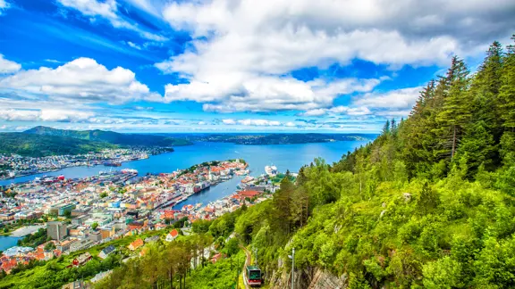 Bergen Mount Floyen View