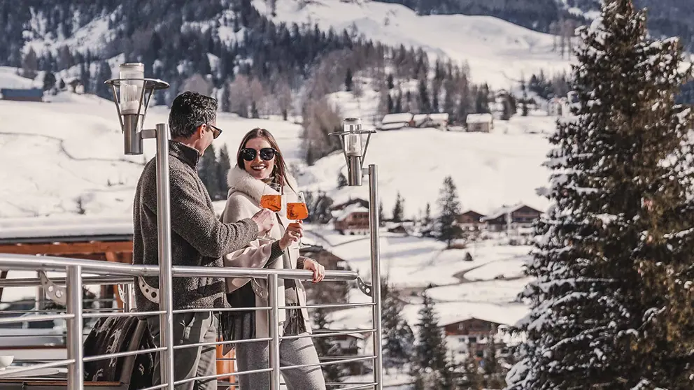 Hotel Ciasa Soleil La Villa Dolomites Italy Terrace (2)