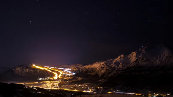 Voss Norway Resort By Night