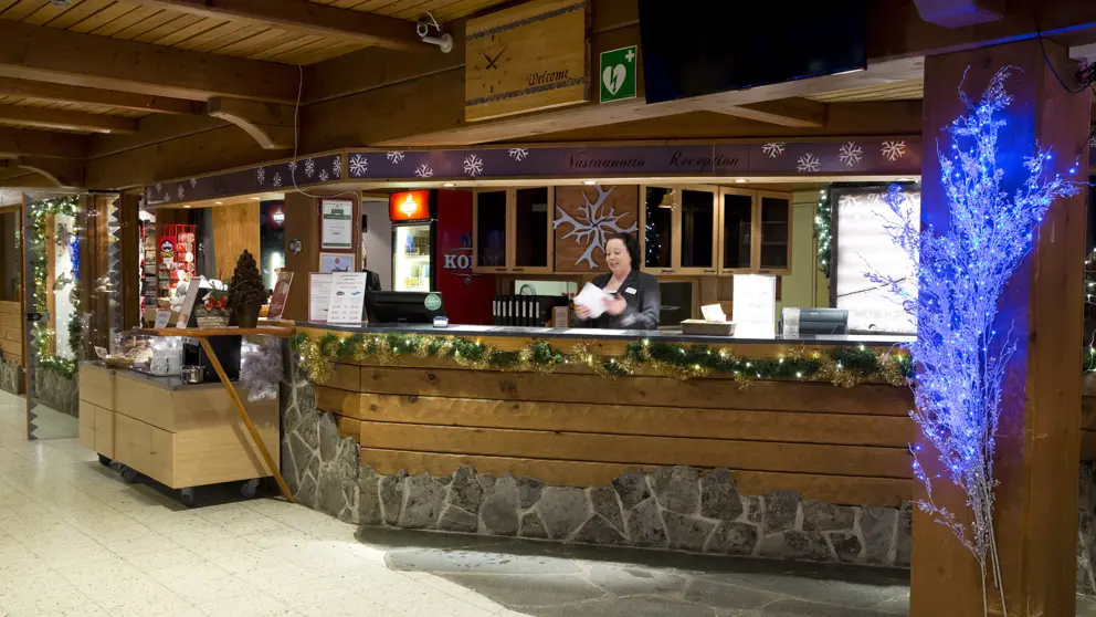 Tunturi Hotel reception 