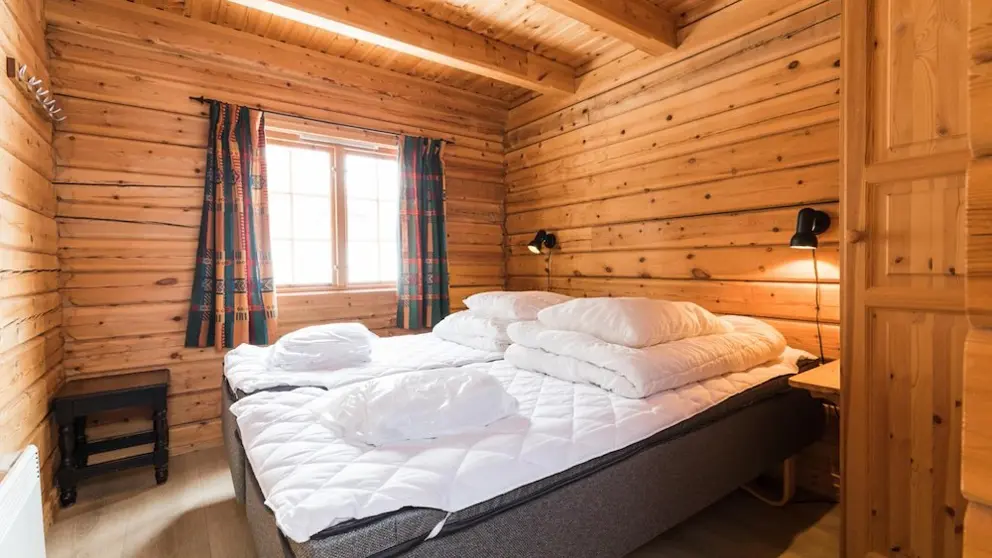 Hotel Bardola Geilo Log Cabin Twin Bedroom