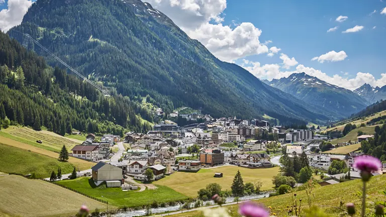 A scenic view of a landscape