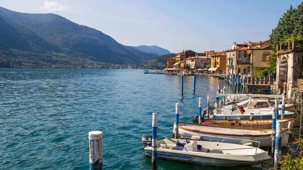 Boats On The Lakeside, Lake Iseo