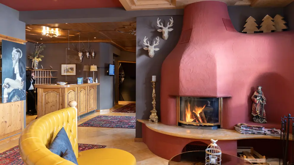 Italy, Dolomites, Selva, Hotel Somont, Reception