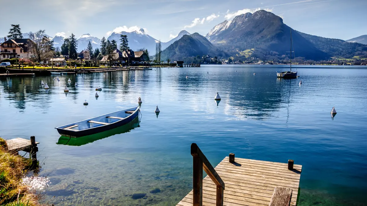 Lake Annecy Shores Of Lake Annecy