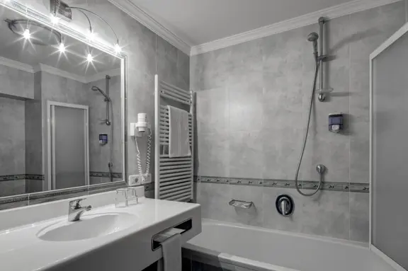 Bathroom with bath