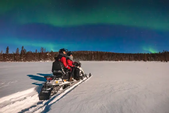 Muonio Finland Snowmobile Tour 4