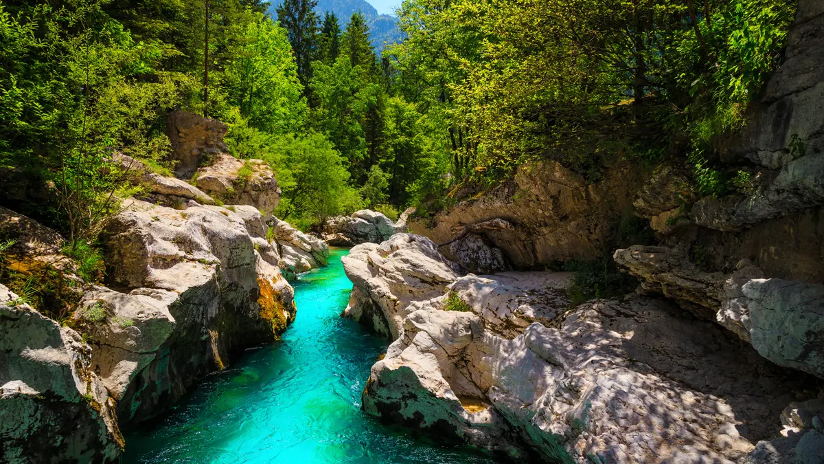 Soca River Bovec Slovenia