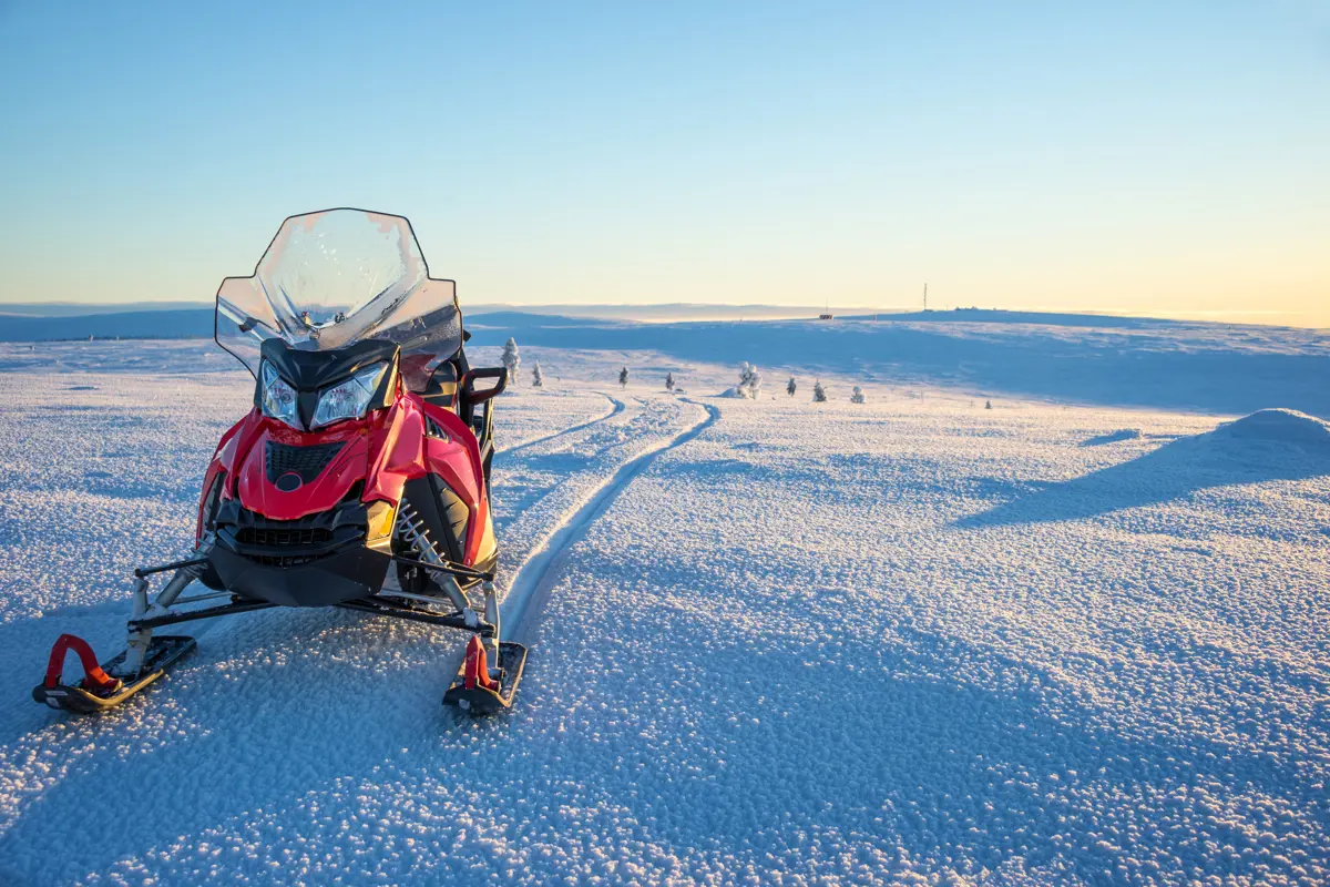Saariselka Finland Snowmobile Adobe