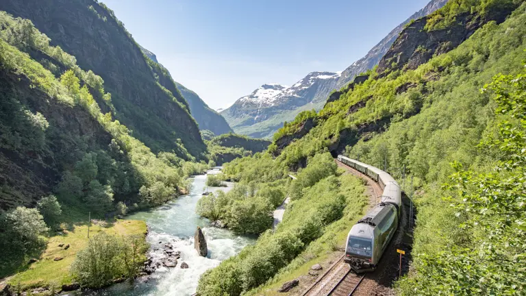 A scenic view of a landscape